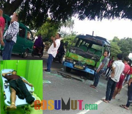 Diduga Ugal-ugalan di Jalinsum, Dua Bus KUPJ Tour Kecelakaan, 1 Penumpang Dilarikan ke RS