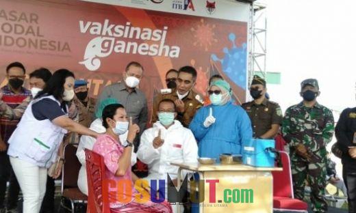 Gubsu Resmikan Vaksinasi Covid-19 Oleh SRO & IA-TB di 4 Kabupaten Sumatera Utara