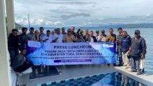 PJT I - Jurnalis Toba  Diskusikan Menjaga Kelestarian SDA Danau Toba