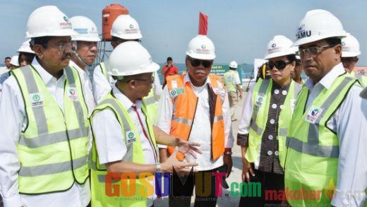Progres Terminal Multiguna Pelabuhan Kuala Tanjung Capai 96,33%