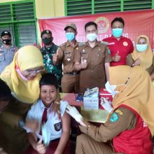 BIN dan Pemko Padang Sidempuan Vaksinasi Pelajar Tingkat SD