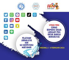 Meriahkan HPN 2023, LPDS - STIKP Selenggarakan Literasi Media dan UKW di Medan