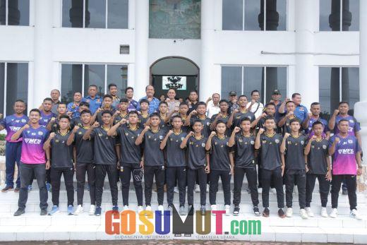 Mewakili Provsu, Tim Sepakbola SSB Mezzaluna Asahan Berangkat Ikuti Pertandingan Piala Soeratin U15 Tingkat Nasional
