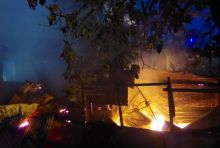 Empat Unit Rumah di Tarutung Hangus Terbakar