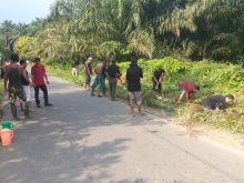 Kades Simpang Pulau Rambung Galakkan Gotroy, Pendawa Turunkan Anggota