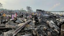 54 Rumah Perkampungan Nelayan di Asahan Ludes Dihajar Api