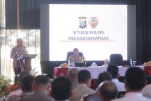 Kunker ke Polres, Kapoldasu: Kita Akan Menambah Personil Polres Padangsidimpuan