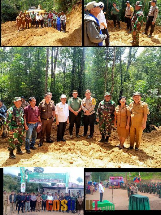 Sinergi TNI - Polri Bersama Pemkab Buka Jalan 7 Km Hubungkan 2 Desa Terisolir