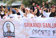 Ribuan Srikandi Tebar Inspirasi Ganjar di Perhelatan Sports Fest di Langkat