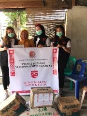 Sambut HUT RI Ke-75, EWF Medan Bantuan ke Veteran di Medan