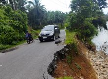 Jalan Provinsi Sumut Longsor di Salapian, Begini Respon Ketua Komisi E DPRD Sumut