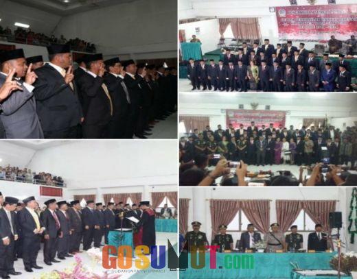 30 Anggota DPRD Tobasa Masa Bhakti 2019-2024 Resmi Dilantik, Dihadiri Jenderal TNI AD Bintang Dua