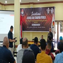 KPU Sibolga Gelar Sosialisasi Jadwal dan Tahapan Pemilu Bersama Wartawan