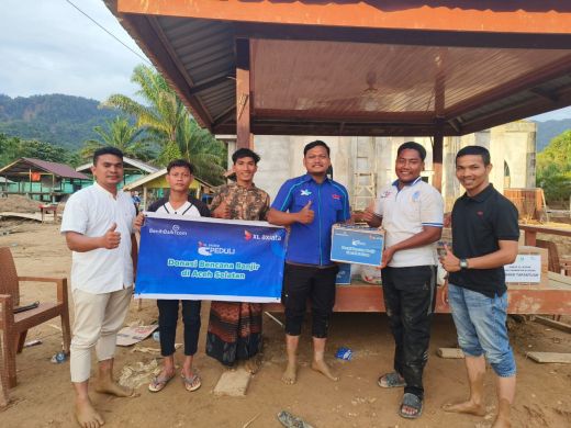 XL Axiata Kirim Bantuan Sembako untuk Korban Banjir di Aceh Selatan dan Aceh Tenggara