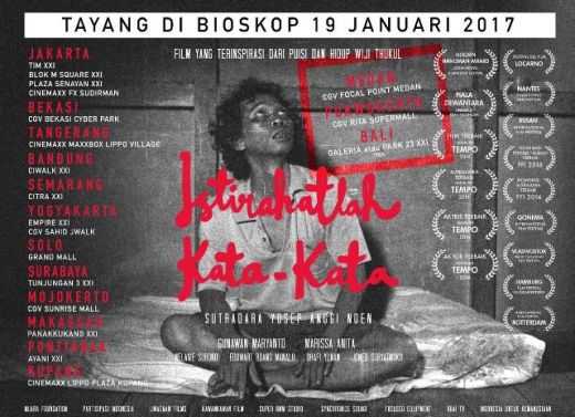 Medan Nobar Istirahatlah Kata-Kata, Film Kisah Hidup Wiji Thukul