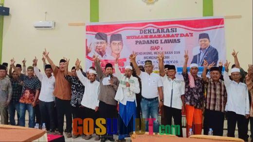 Rumah Sahabat Dai Palas Deklarasi Dukungan Kepasangan Prabowo-Gibran Nomor 2
