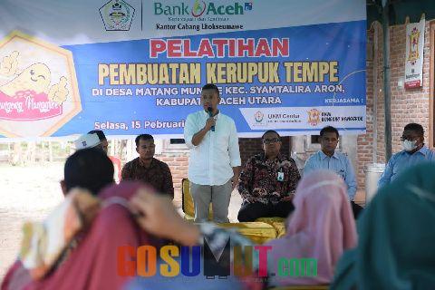 FEB Unimal Kerjasama Bank Aceh Syari’ah Latih Pengrajin UMKM