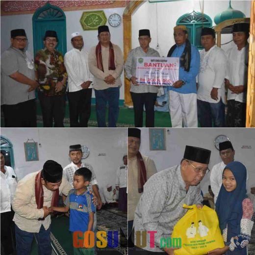 Safari Ramadhan Kedua, Pemko Sidempuan Serahkan Bantuan dan Santunan di Masjid Al Ikhlas