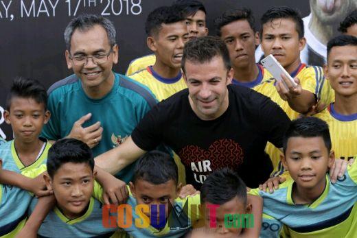 Kedatangan Del Piero Berikan Multi Efek Bagi Indonesia