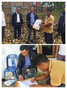 TPL Serahkan Ribuan Anak Ayam Bantuan ke KTH Desa Natumingka