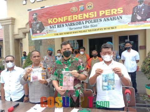 Bandar Narkoba di Tanjung Balai dan Jaringan dari Lapas Tebing Tinggi Diungkap Satres Narkoba Polres Asahan
