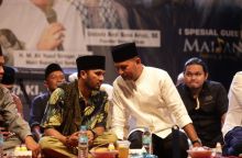 Ijeck Naik Vespa Hadiri Konser Langit Ustaz Hanan Attaki di Tanjungmorawa