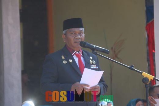 Plt Bupati Zarnawi Pimpin Upacara Dirgahayu ke 15 Kabupaten Palas