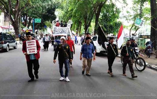 Unjuk Rasa di Depan DPRD Sumut, Jalan Imam Bonjol Ditutup