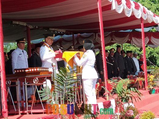 Bupati TSO Pimpin Peringatan HUT RI ke 74 Kabupaten Padang Lawas
