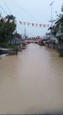Akibat Hujan Deras, Puluhan rumah di Simalungun Teredam Banjir