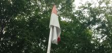 Miris! Anak Buah Bupati Madina Tak Peduli Usangnya Bendera Merah Putih di Kantornya pada Peringatan HUT RI-78