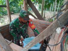 Prajurit TNI Kodim 0103 Aceh Utara Bangun Jamban Umum di Desa Blang Mane