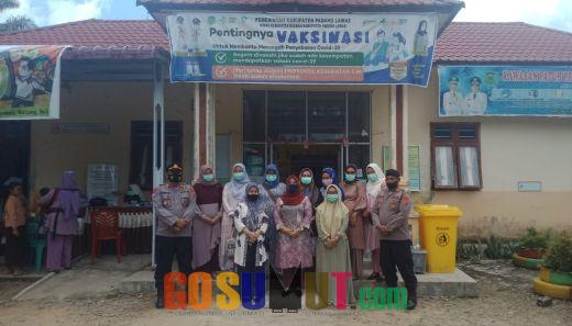 PJU Polres Palas Pantau Pelaksanaan Vaksinasi di Kecamatan Barumun dan Barumun Selatan