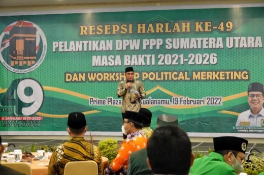 Hadiri Pelantikan DPW PPP Sumut  2021-2026,  Gubernur Edy: Partai Ini Mengawal Kemerdekaan Bangsa