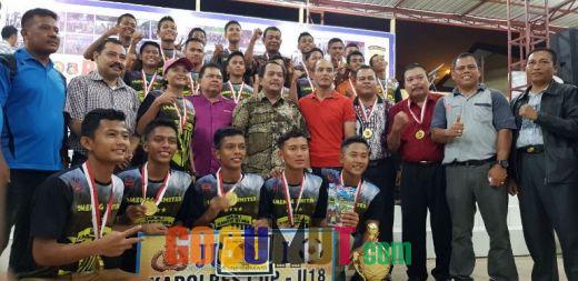 Ketua REI Labuhanbatu Beri Hadiah Tambahan Kepada Juara Kapolres CUP