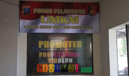 Fasilitasi Pelaku UMKM, Polrestabes Medan Dirikan Posko
