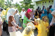 Berkunjung ke Desa Buntu Pane, Tim Penilai Lomba PHBS Disambut Pemkab Asahan