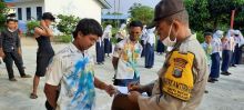 Corat Coret Baju, 49 Pelajar Dari Kota Medan Harus Diamankan  Polsek Namorambe