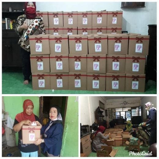FJPI Sumut Tetap Semangat Jalankan Misi Berbagi Paket Sembako untuk Perempuan dan Dhuafa