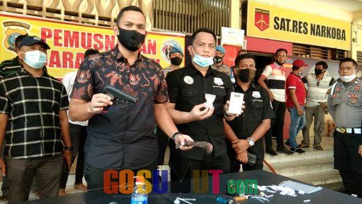 Satresnarkoba Polrestabes Medan Jaring 10 Orang di Multatuli