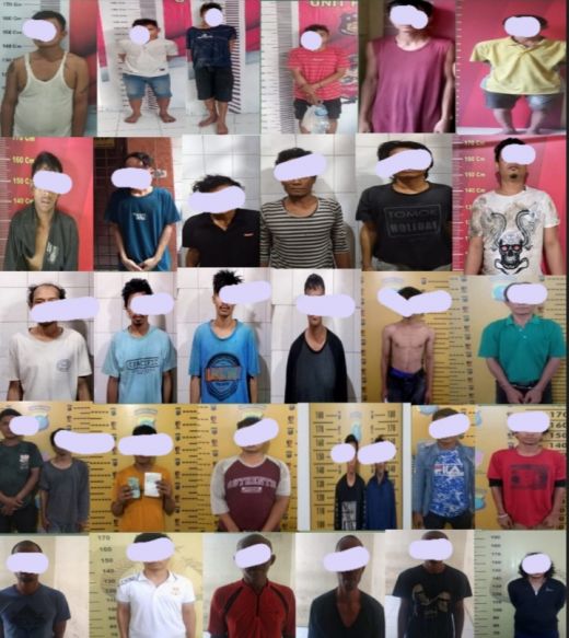 Polisi Ringkus 107 Bandit Jalanan di Medan dalam Dua Pekan