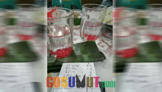 Ngeri... Air Putih Dijual Rp2.000/Gelas di Tutty Fruty Rantauprapat