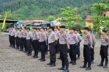 Amankan Pilkades, 30 Personil Polres Tapteng Diturunkan ke Madina