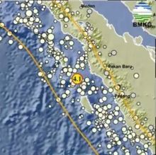 Nias Selatan Digoyang Gempa Magnitudo 4,1