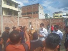 Soal Tembok yang Tutupi Akses Jalan  Warga Kampung Bukit Padang Sidempuan, Ternyata Tanpa IMB