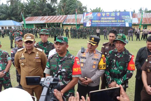 TNI Gelar Upacara Pembukaan TMMD ke-119 di Batu Bara