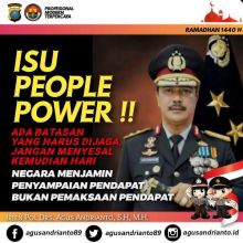 Tokoh Pemuda Kabupaten Labuhanbatu Tolak Gerakan People Power