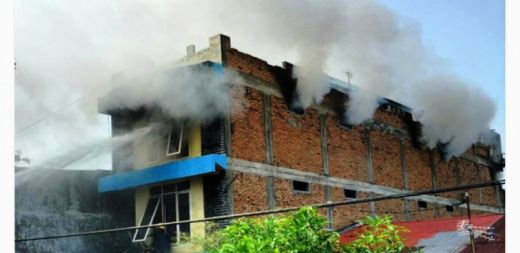 Enam Kamar Kos Hangus Terbakar di Jalan Gereja
