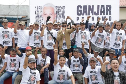 Gelorakan Semangat Silaturahmi, Ganjar Milenial Konvoi Bersama 1.000 Pengemudi Becak Motor di Medan