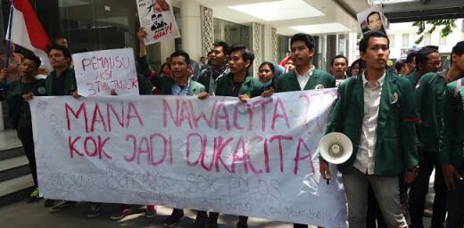 Demo di Medan, Inilah Tuntutan Mahasiswa 3 Tahun Era Jokowi-JK